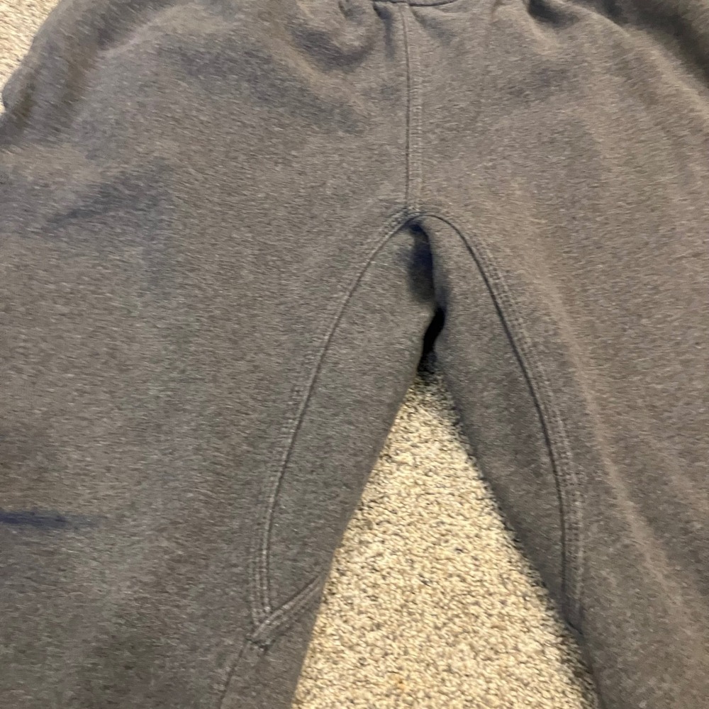 Nike Women's Sweatpants Charcoal Gray Straight Leg Embroidered Swoosh Large - Picture 6 of 14